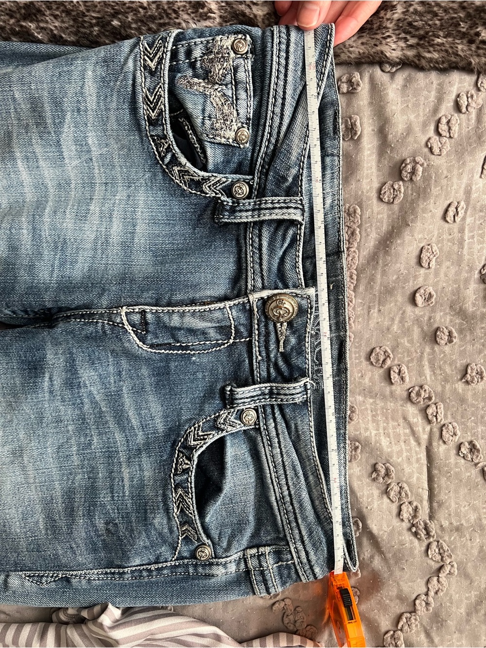 Grace in LA Light Blue Boot Cut Jeans - Picture 11 of 11